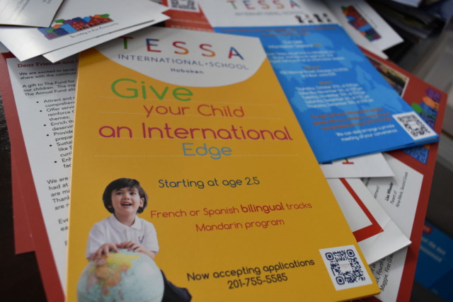 TESSA school marketing postcards