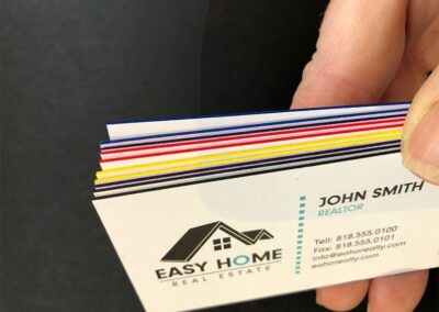 Colored Edge Business Cards