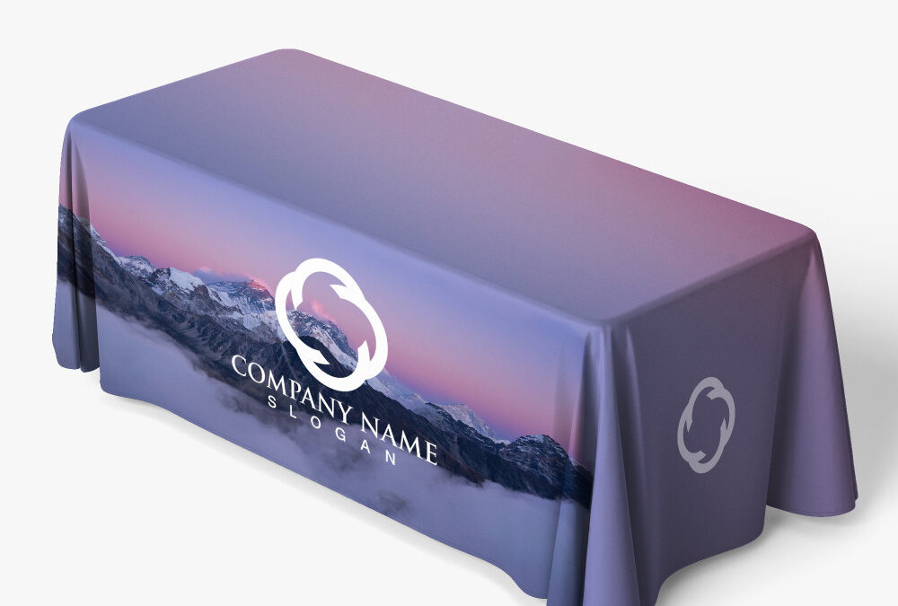 How Table Throws Are Excellent Marketing Tools for Your Next Trade Show Display